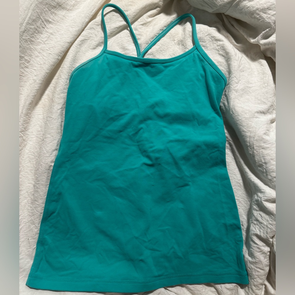 lululemon athletica Teal Tank Top
